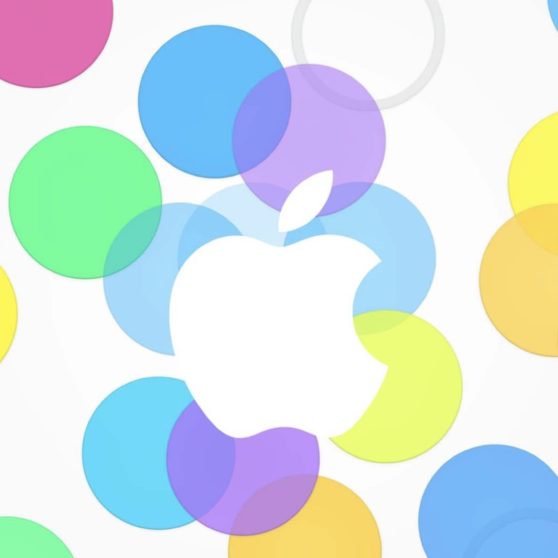 apple logo colorful iPhoneX Wallpaper
