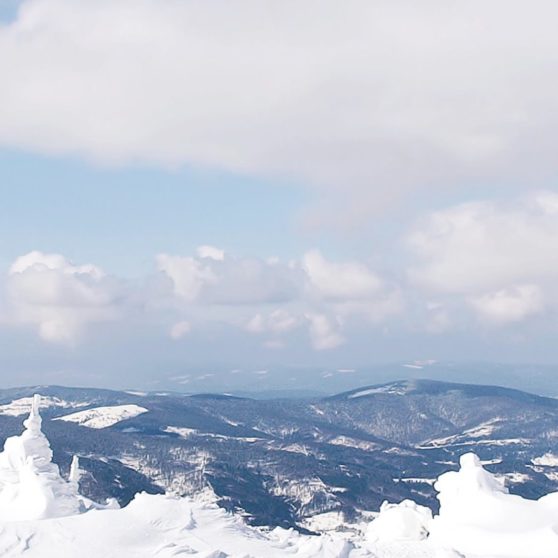 Snowy mountain landscape iPhoneX Wallpaper