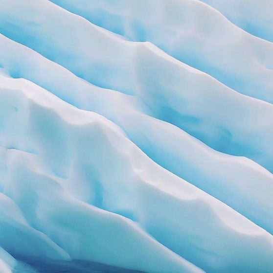 Snowy mountain landscape blue iPhoneX Wallpaper