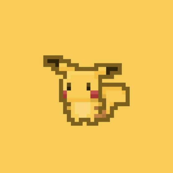 Pikachu game yellow iPhoneX Wallpaper