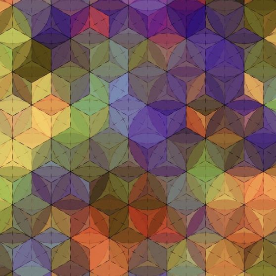 Colorful illustrations texture iPhoneX Wallpaper