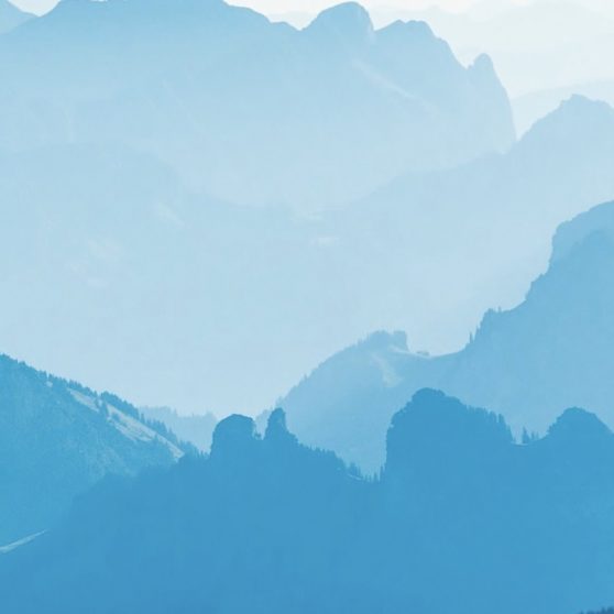 Scenery  blue  mountain iPhoneX Wallpaper
