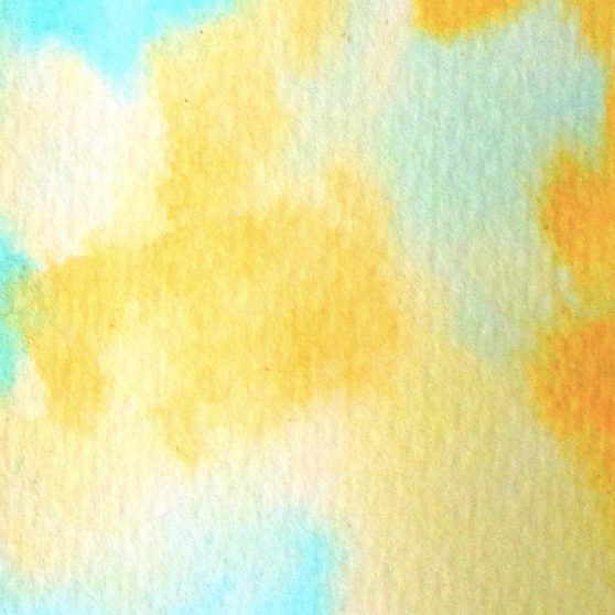 Pattern orange paint light blue iPhoneX Wallpaper