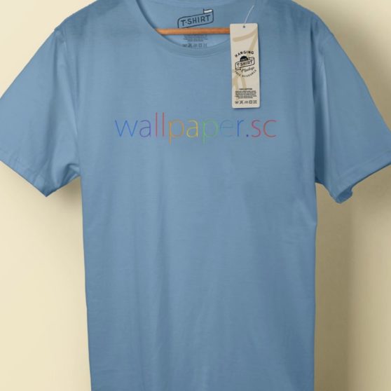 Blue T-shirt iPhoneX Wallpaper