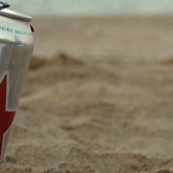 Landscape sand beach beer iPhoneX Wallpaper