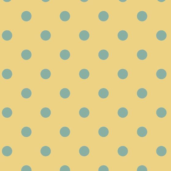 Pattern polka dot yellow iPhoneX Wallpaper