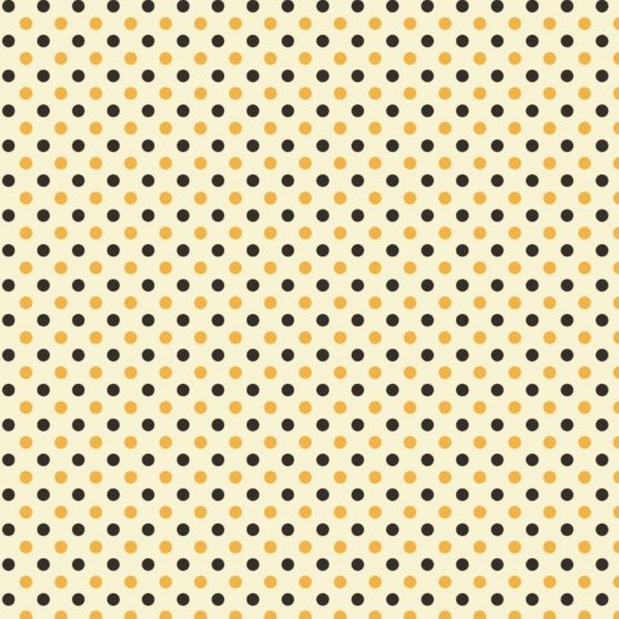 Pattern polka dot yellow black iPhoneX Wallpaper