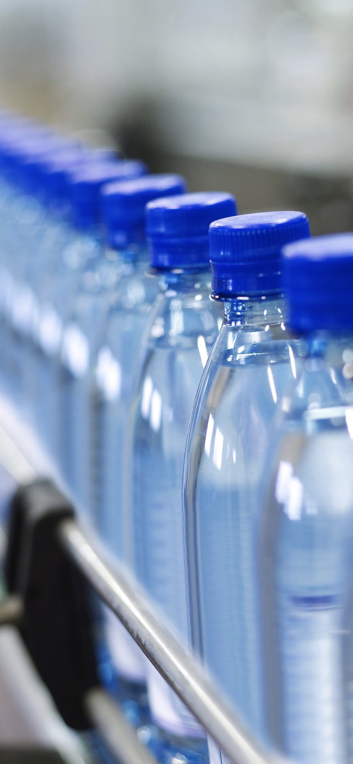 Water blue factory PET bottles | wallpaper.sc iPhoneXS