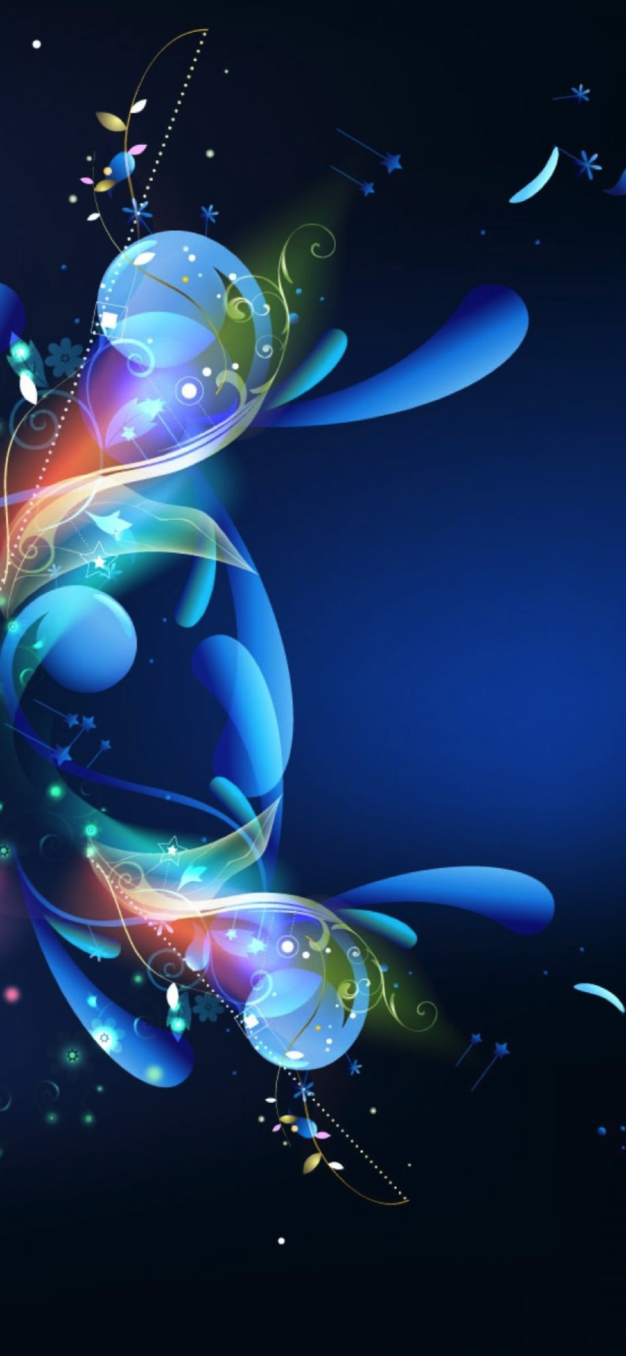 Pattern blue | wallpaper.sc iPhone XS Max