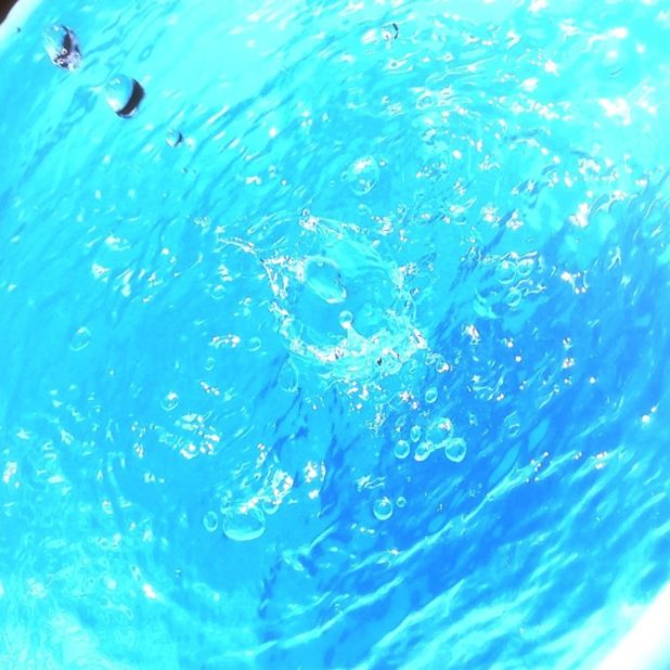 Natural water blue iPhoneXSMax Wallpaper