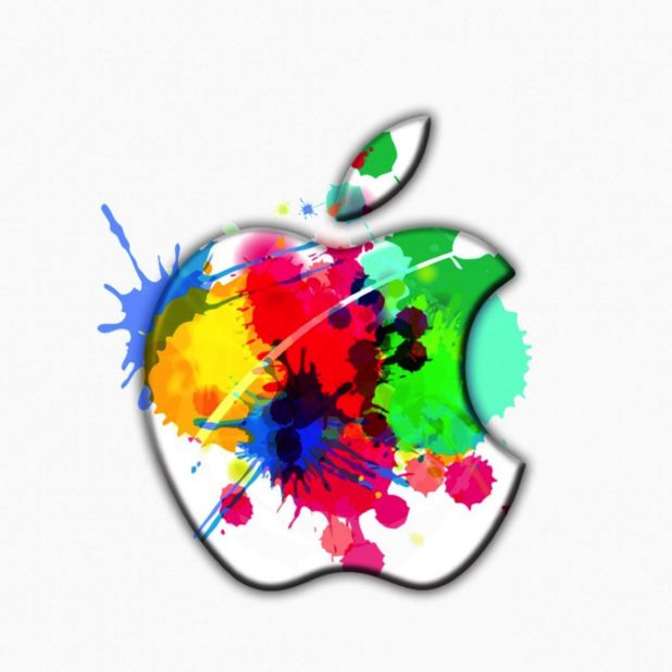 Apple paint iPhoneXSMax Wallpaper
