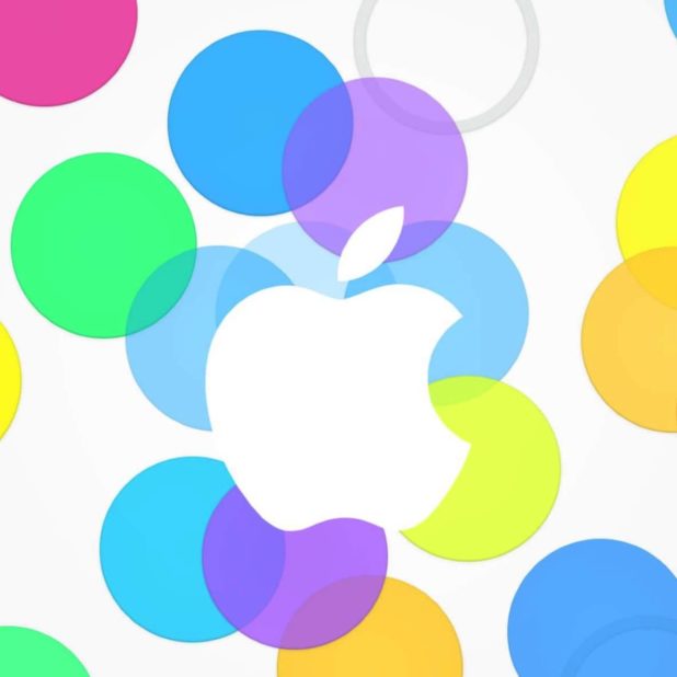 apple logo colorful iPhoneXSMax Wallpaper