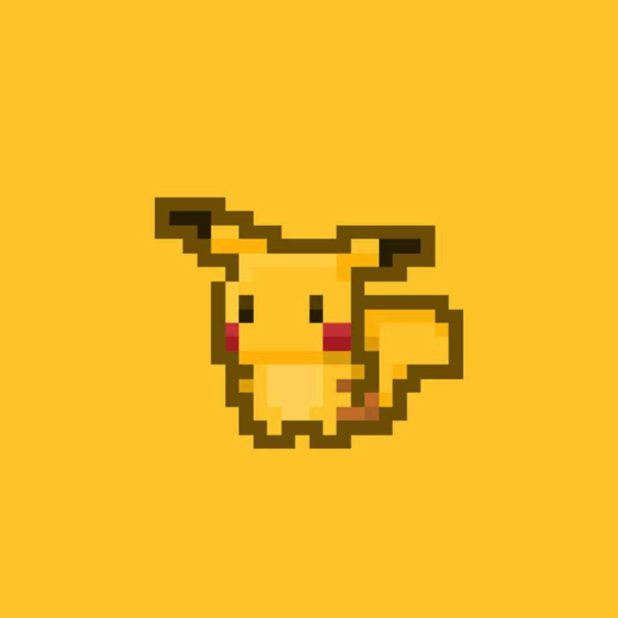 Pikachu game yellow iPhoneXSMax Wallpaper