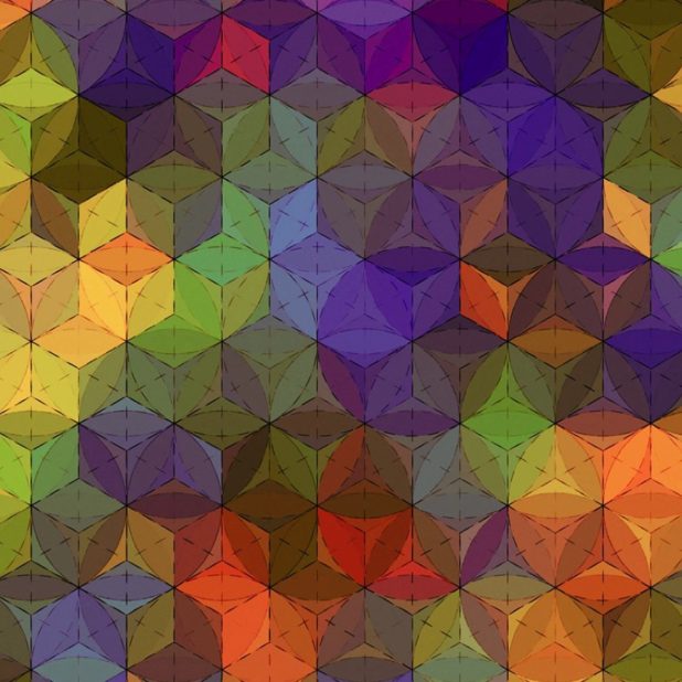 Colorful illustrations texture iPhoneXSMax Wallpaper