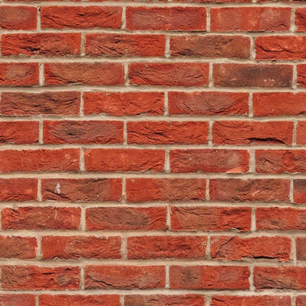 Pattern brick red brown vermilion iPhoneXSMax Wallpaper