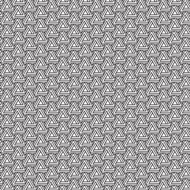 Pattern triangle black-and-white iPhoneXSMax Wallpaper