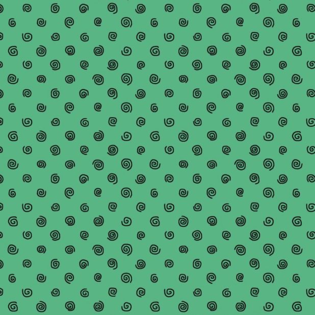 Pattern spiral green iPhoneXSMax Wallpaper