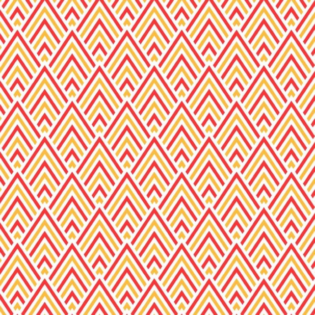 Pattern triangle red orange iPhoneXSMax Wallpaper