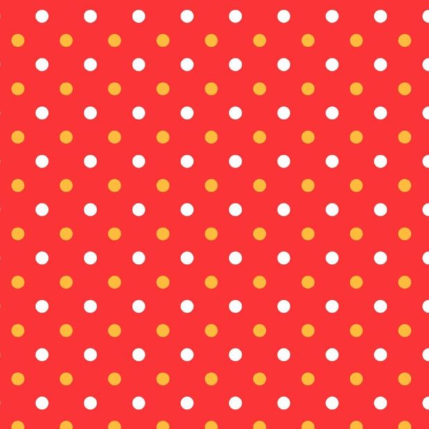 Pattern polka dot red women-friendly iPhoneXSMax Wallpaper