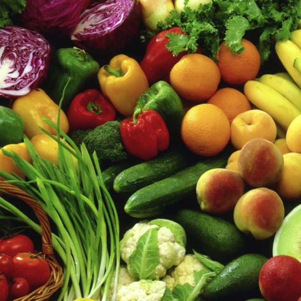 Vegetables colorful green food iPhoneXSMax Wallpaper