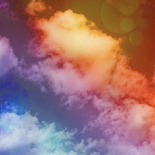 Nubes Arco Iris Fondo de Pantalla SmartPhone para Android