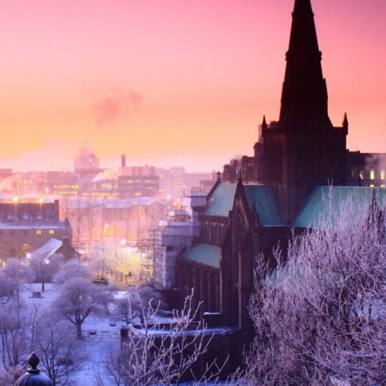 Y las áreas circundantes en la nieve Fondo de Pantalla SmartPhone para Android