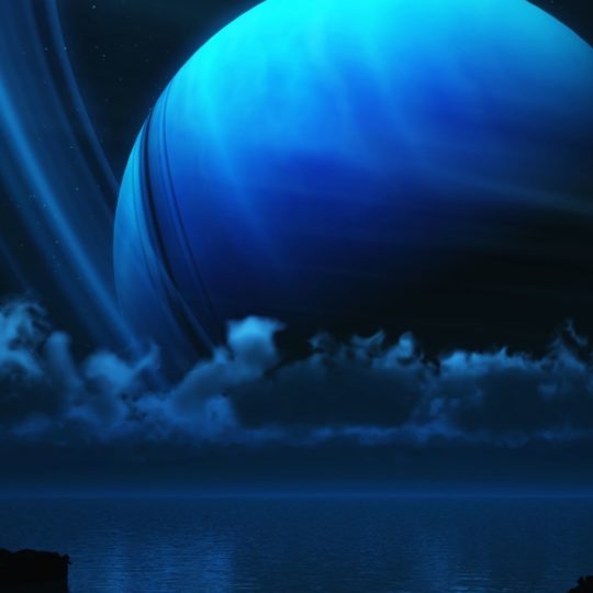 paisaje Saturno Fondo de Pantalla SmartPhone para Android