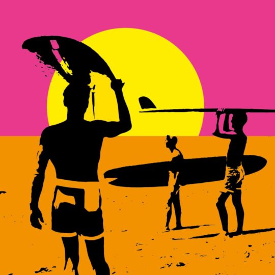 Surf carácter Fondo de Pantalla SmartPhone para Android