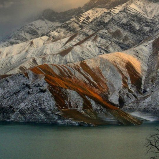 Paisaje nevado de montaña Fondo de Pantalla SmartPhone para Android