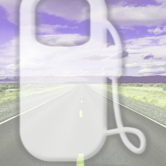 Carretera paisaje púrpura Fondo de Pantalla SmartPhone para Android