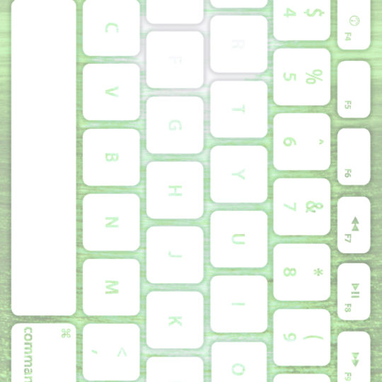 Teclado blanco mar verde Fondo de Pantalla SmartPhone para Android