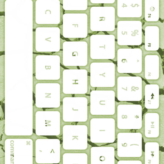 Teclado de tierra amarillo-verde blanco Fondo de Pantalla SmartPhone para Android