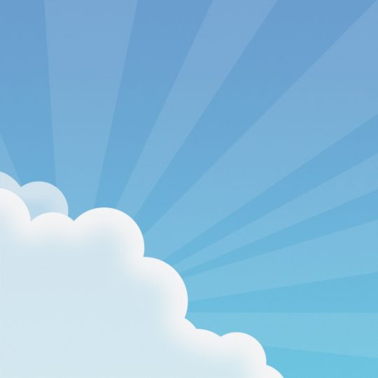 Modelo de la nube azul Fondo de Pantalla SmartPhone para Android