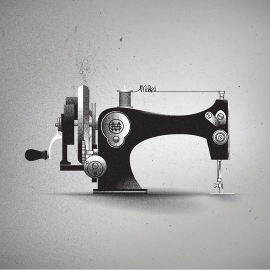 guay máquina de coser Fondo de Pantalla SmartPhone para Android