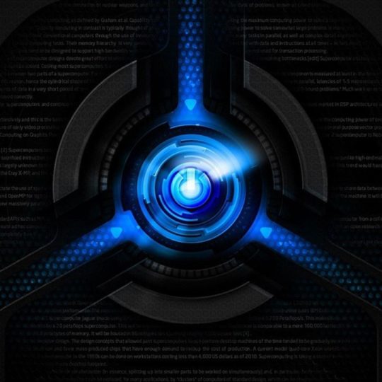 Cool Blue Negro Fondo de Pantalla SmartPhone para Android