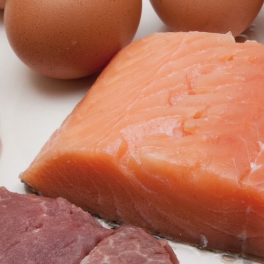 alimento carne y huevos de peces rojo Fondo de Pantalla SmartPhone para Android