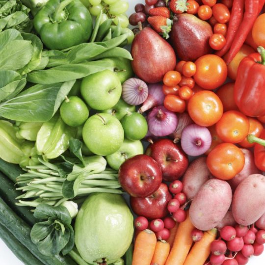 rojo verde alimentos vegetales del corazón para las mujeres Fondo de Pantalla SmartPhone para Android