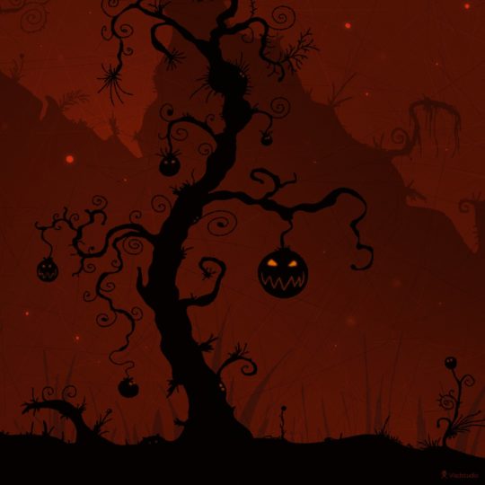 árbol de Halloween Fondo de Pantalla SmartPhone para Android