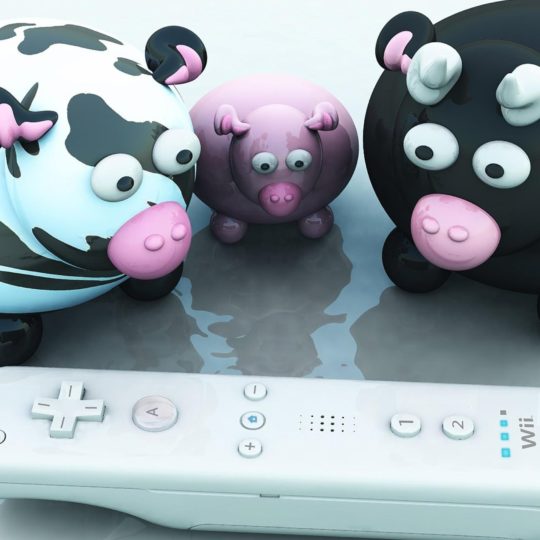 Chara cerdo Wii Fondo de Pantalla SmartPhone para Android