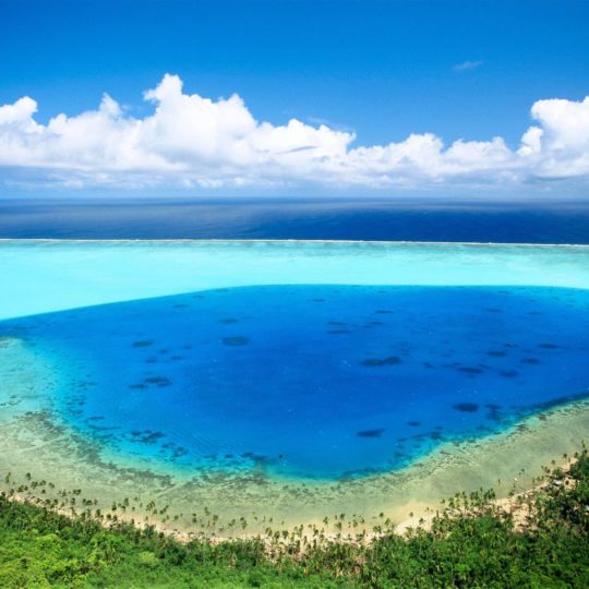 azul paisaje de la playa Fondo de Pantalla SmartPhone para Android