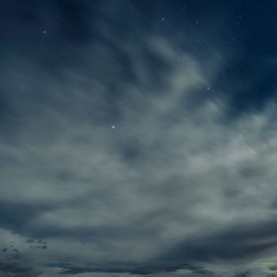 cielo nocturno paisaje Fondo de Pantalla de Apple Watch