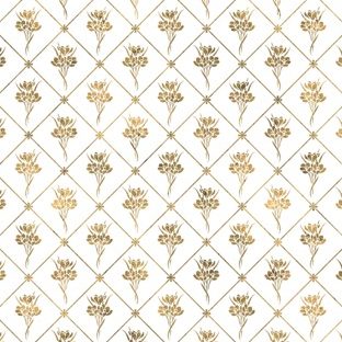Ejemplos de patrones de flores de plantas de oro Fondo de Pantalla de Apple Watch