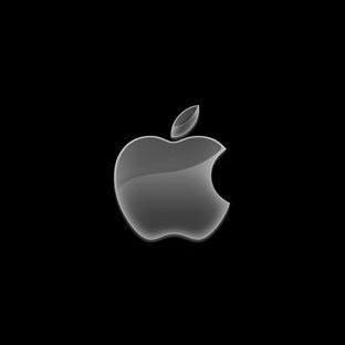 logotipo de la manzana guay negro Fondo de Pantalla de Apple Watch