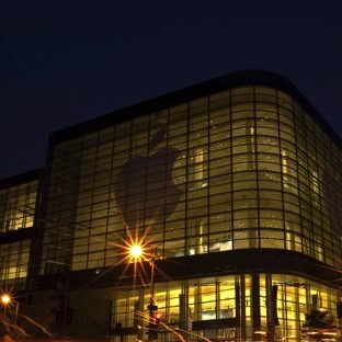 logotipo de Apple edificio paisaje Fondo de Pantalla de Apple Watch