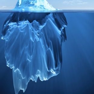la deriva de paisaje de hielo iceberg azul Fondo de Pantalla de Apple Watch