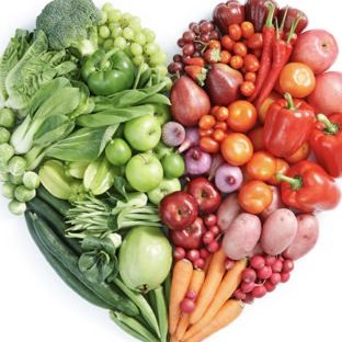 rojo verde alimentos vegetales del corazón para las mujeres Fondo de Pantalla de Apple Watch