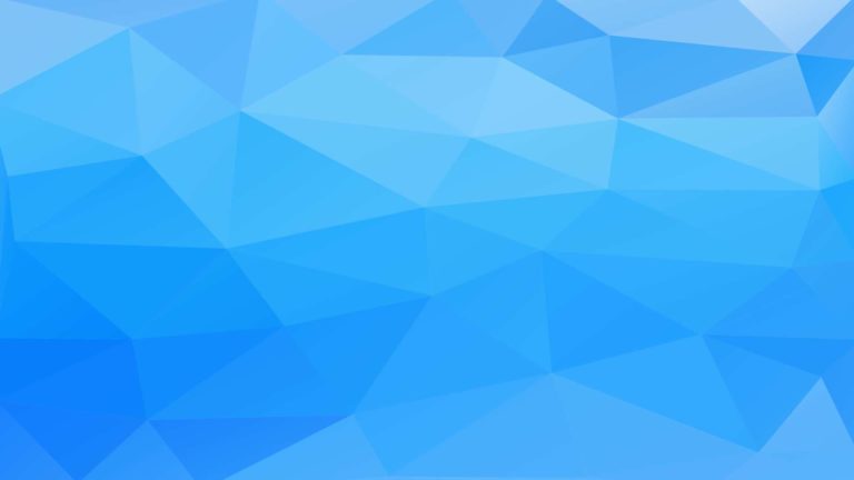 Patrón de polígonos 3D azul Fondo de escritorio de PC / Mac