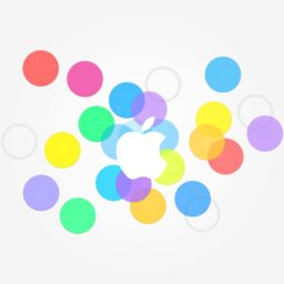 logotipo de la manzana colorido iPad / Air / mini / Pro Wallpaper