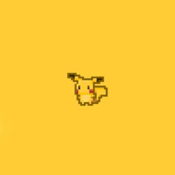 Pikachu juego amarillo iPad / Air / mini / Pro Wallpaper