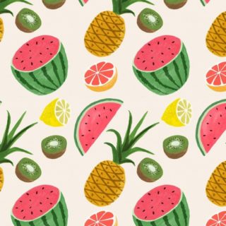 Patrón de fruta de la comida Fondo de Pantalla de iPhone4s